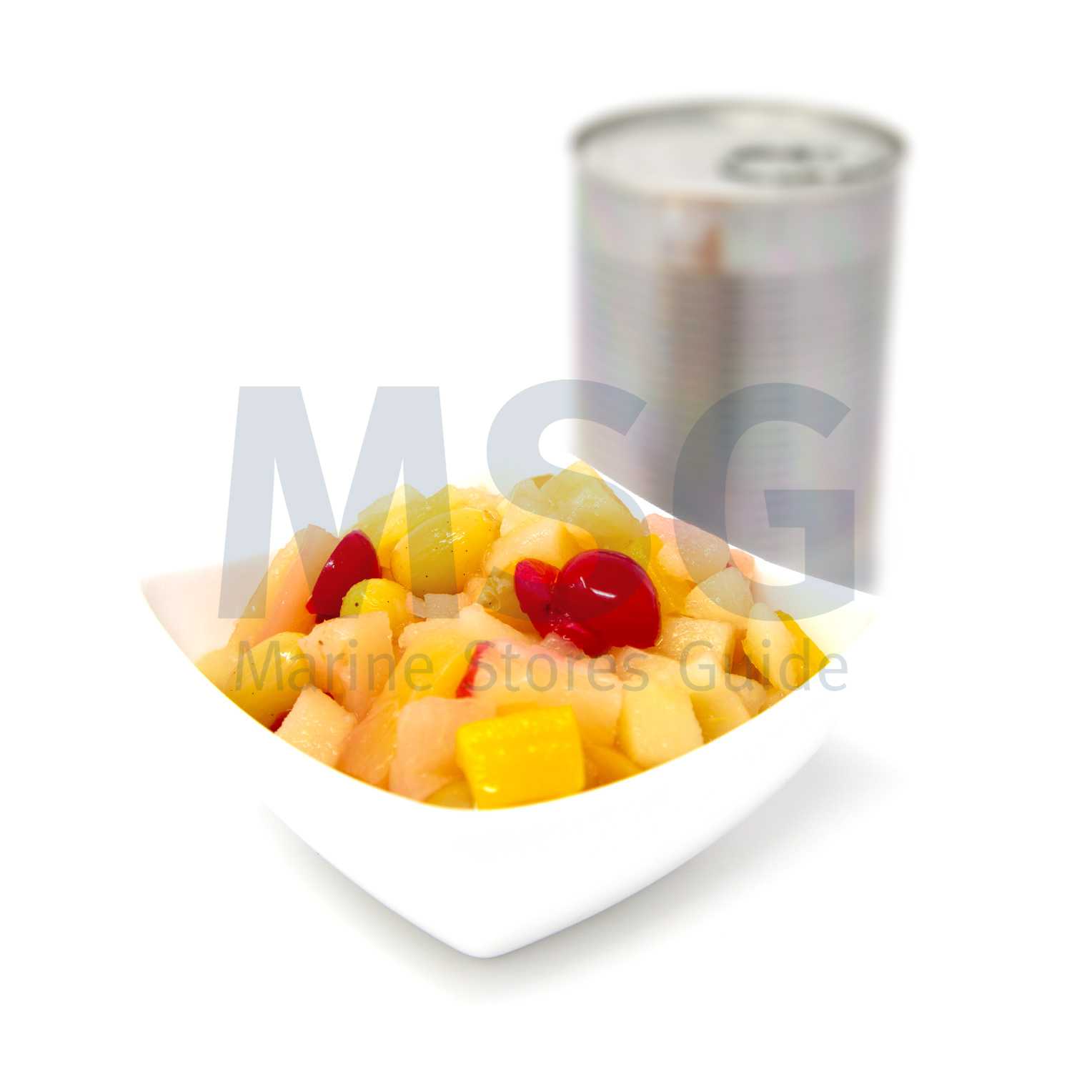 FRUIT COCKTAIL IN SYRUP TINNED