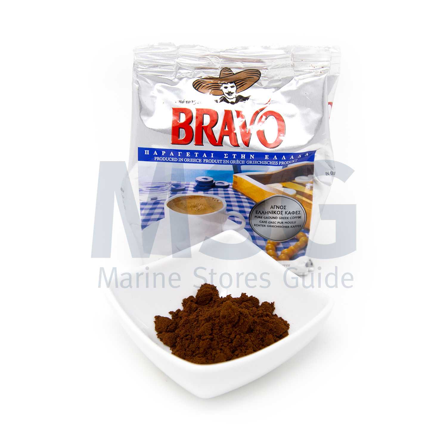 COFFEE GROUND GREEK BRAVO