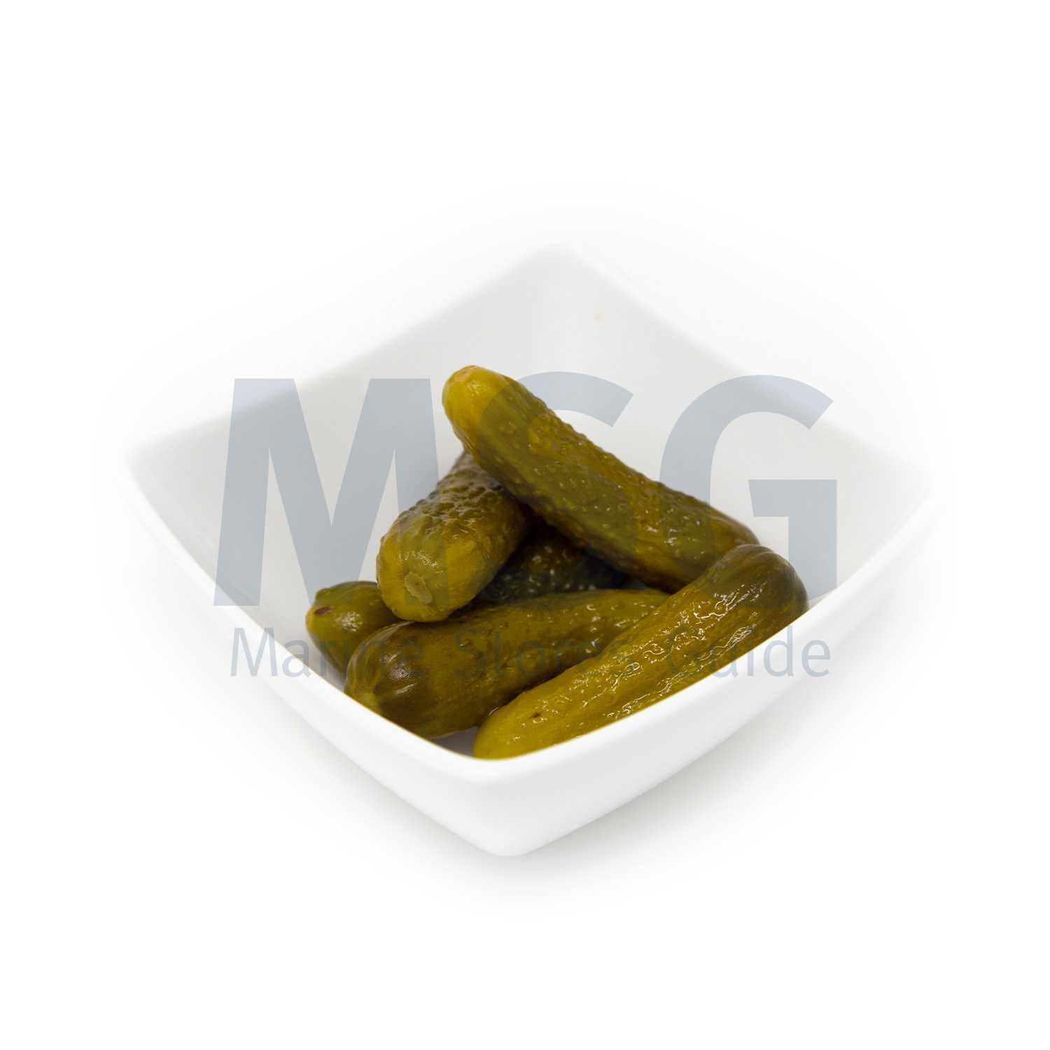 PICKLE GHERKINS SOUR, DRAINED